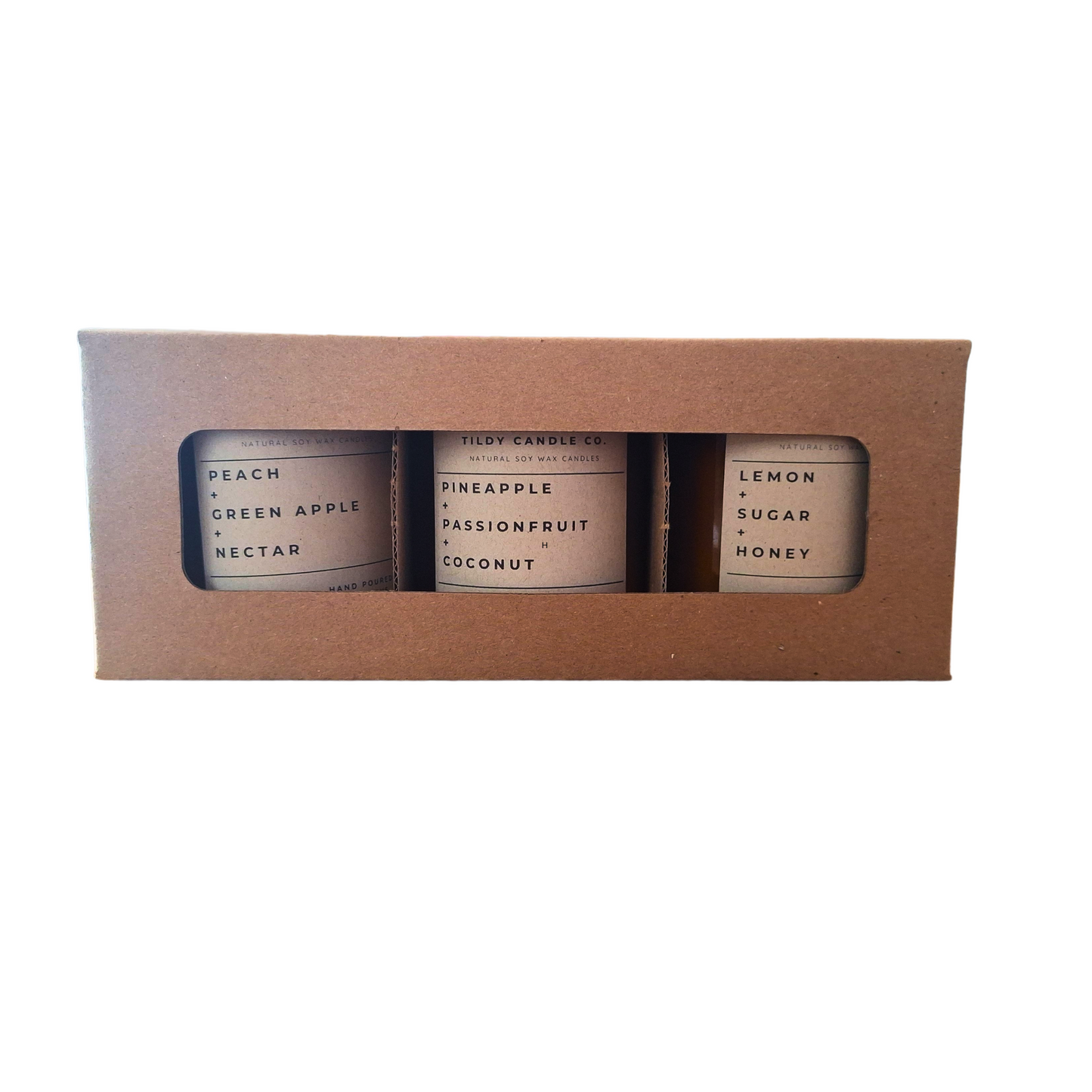 Summer Candle 3-Pack | Peach, Pineapple & Limoncello