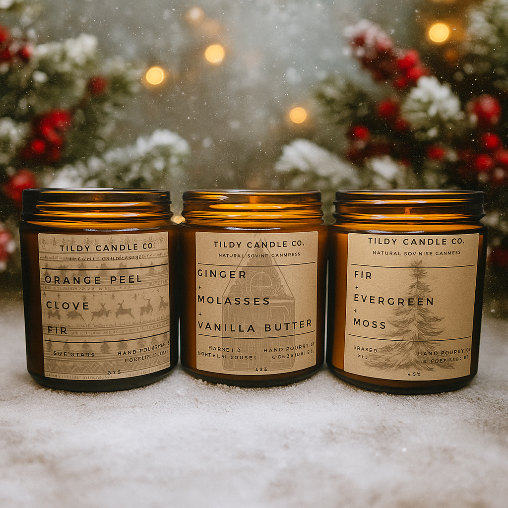 HOLIDAY CANDLE TRIO