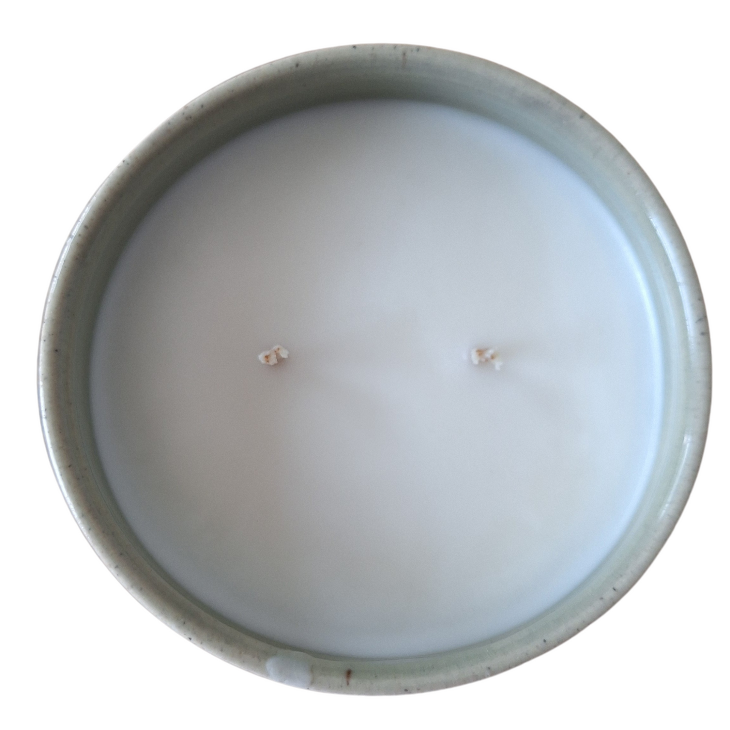 HAND THROWN MOTH WINE CUP CANDLE