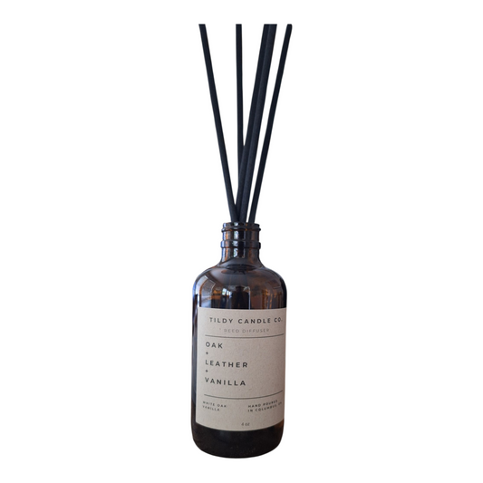 White Oak, Leather & Vanilla | Luxurious Masculine Home Fragrance