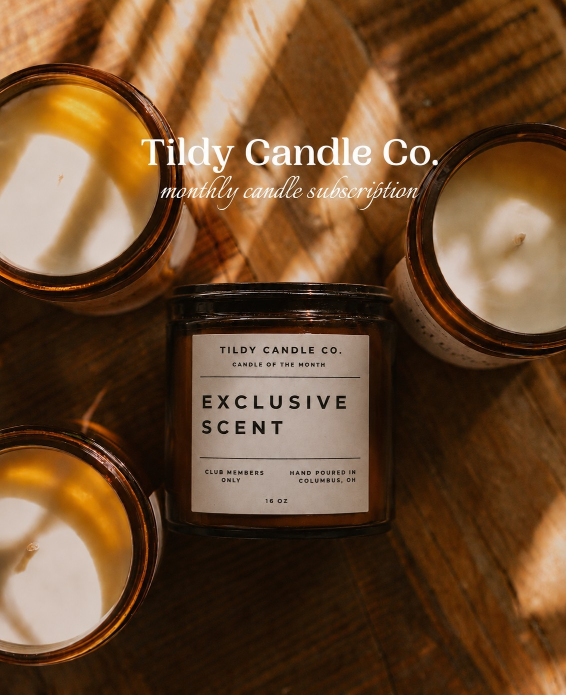 Candle of the Month Club | 16oz Double Wick Soy Candle Subscription
