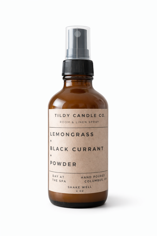 day at the spa room and linen spray