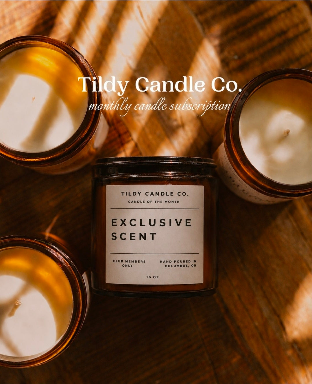 Candle of the Month Club | 16oz Double Wick Soy Candle Subscription